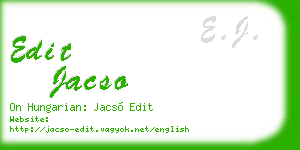 edit jacso business card